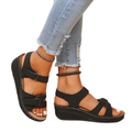 outbackORTHO kyureorthopedicsandals 4 (W) / Black Kyure - Orthopedic Wedge Sandals