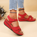 outbackORTHO kyureorthopedicsandals 4 (W) / Red Kyure - Orthopedic Wedge Sandals